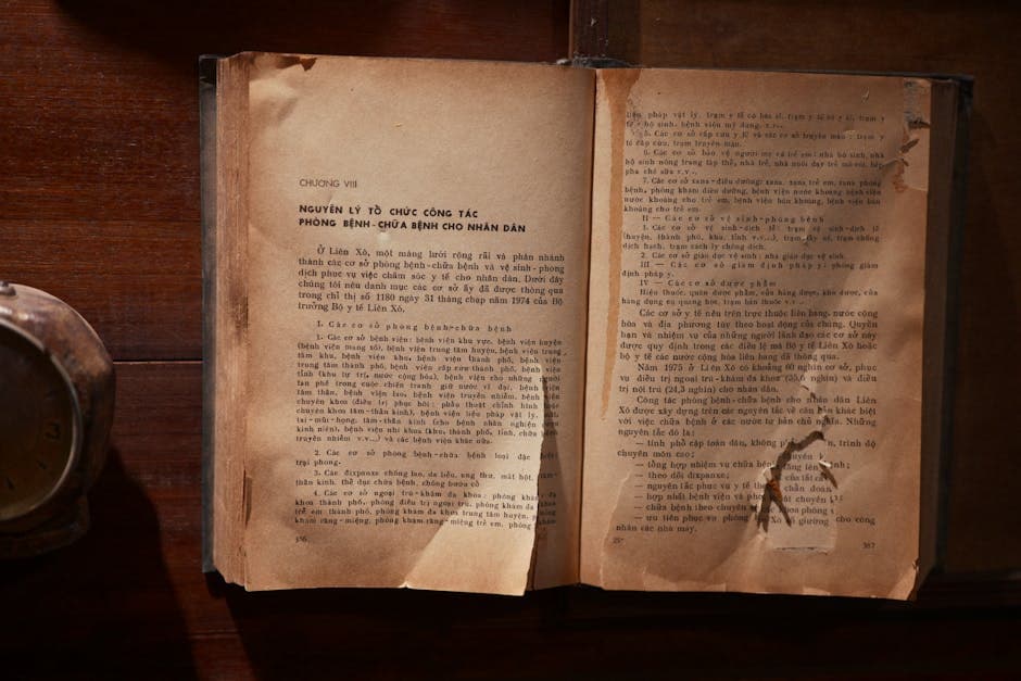 Vintage open book displaying Vietnamese text on a wooden table – representing low-resource APAC language annotation work for Vietnamese, Thai, Khmer, Bahasa Indonesia, Tagalog, and other regional languages