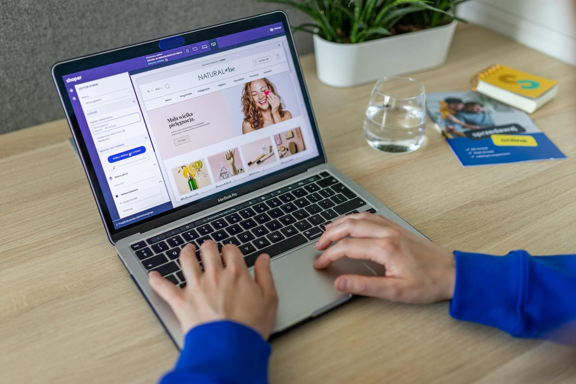 Data annotation for e-commerce retail AI – products being cataloged and labeled on a laptop