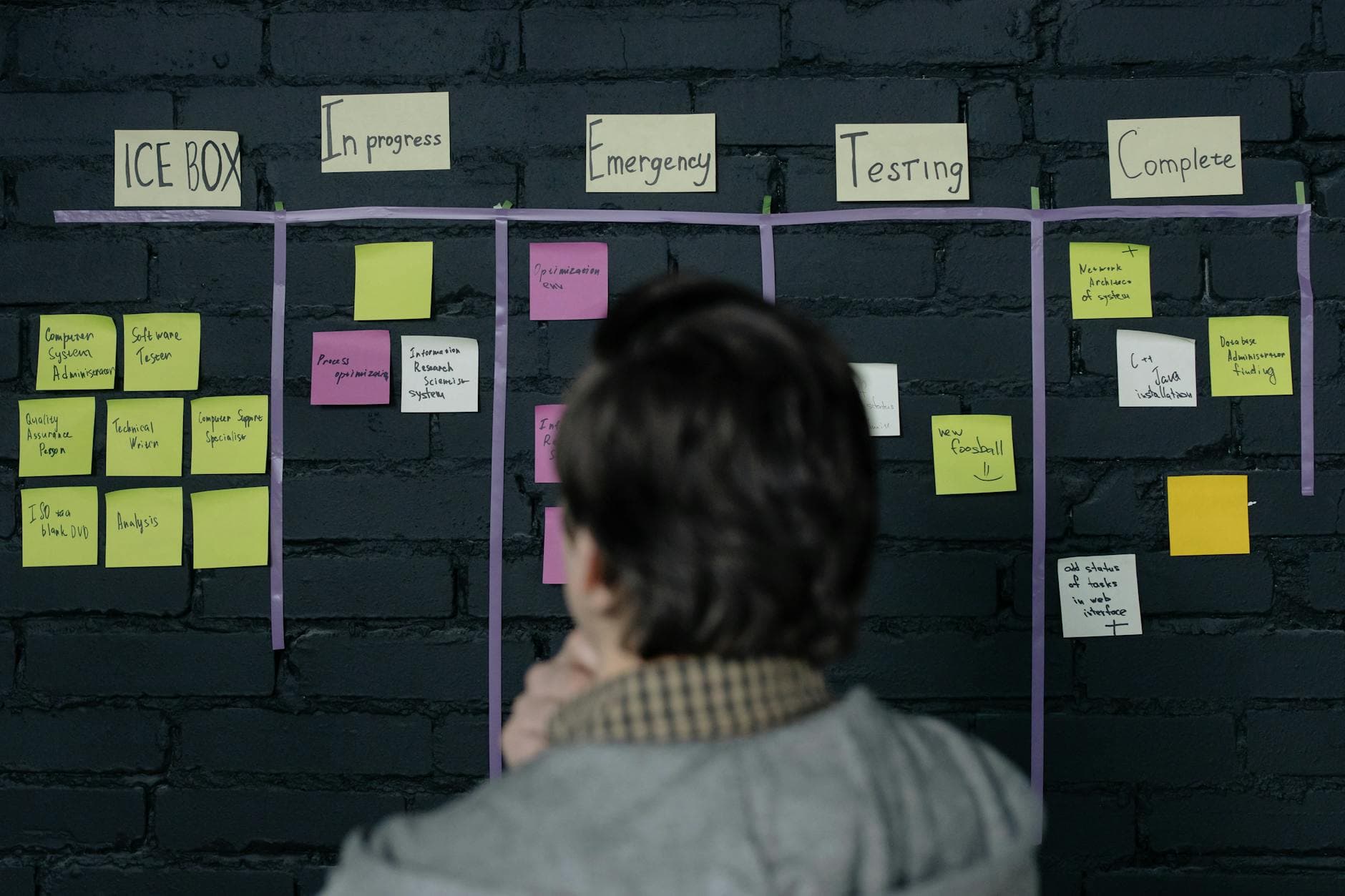 Data annotation project management – team tracking annotation milestones on a digital project board